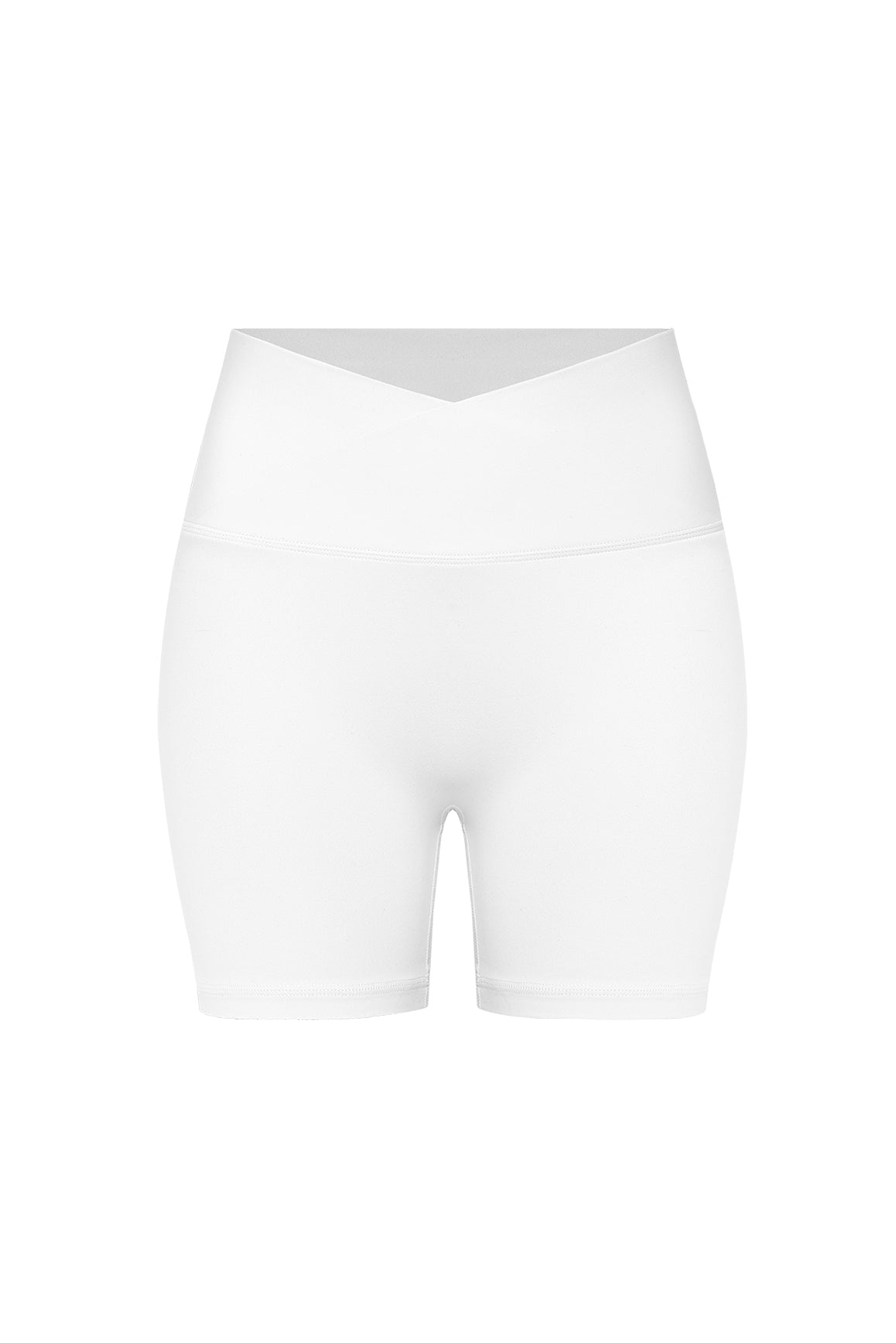 Riviera V-Waist Scrunch Short | Ivory | WISKII Active