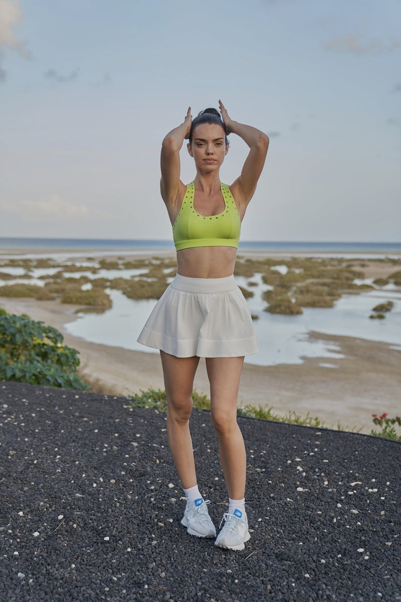Model wears WISKII Sun Protection Advantage Skirt | WISKII ACTIVE