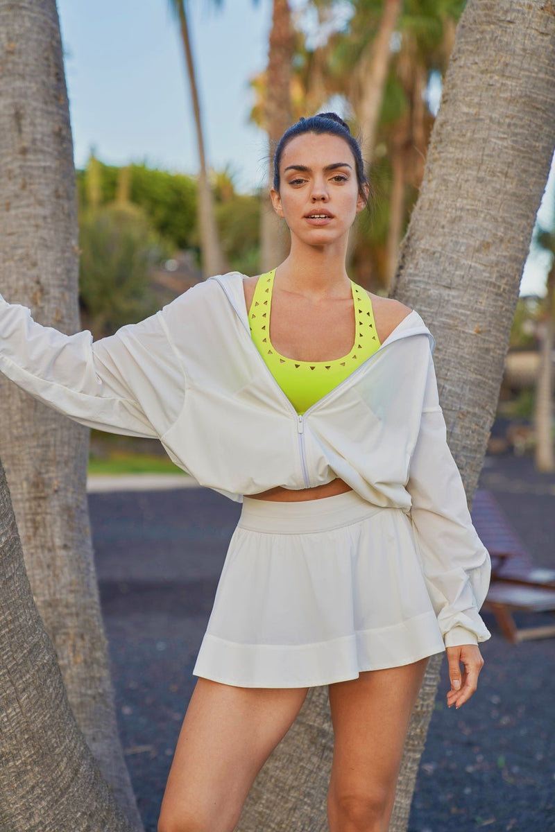 Model wears WISKII Sun Protection Advantage Skirt | WISKII ACTIVE