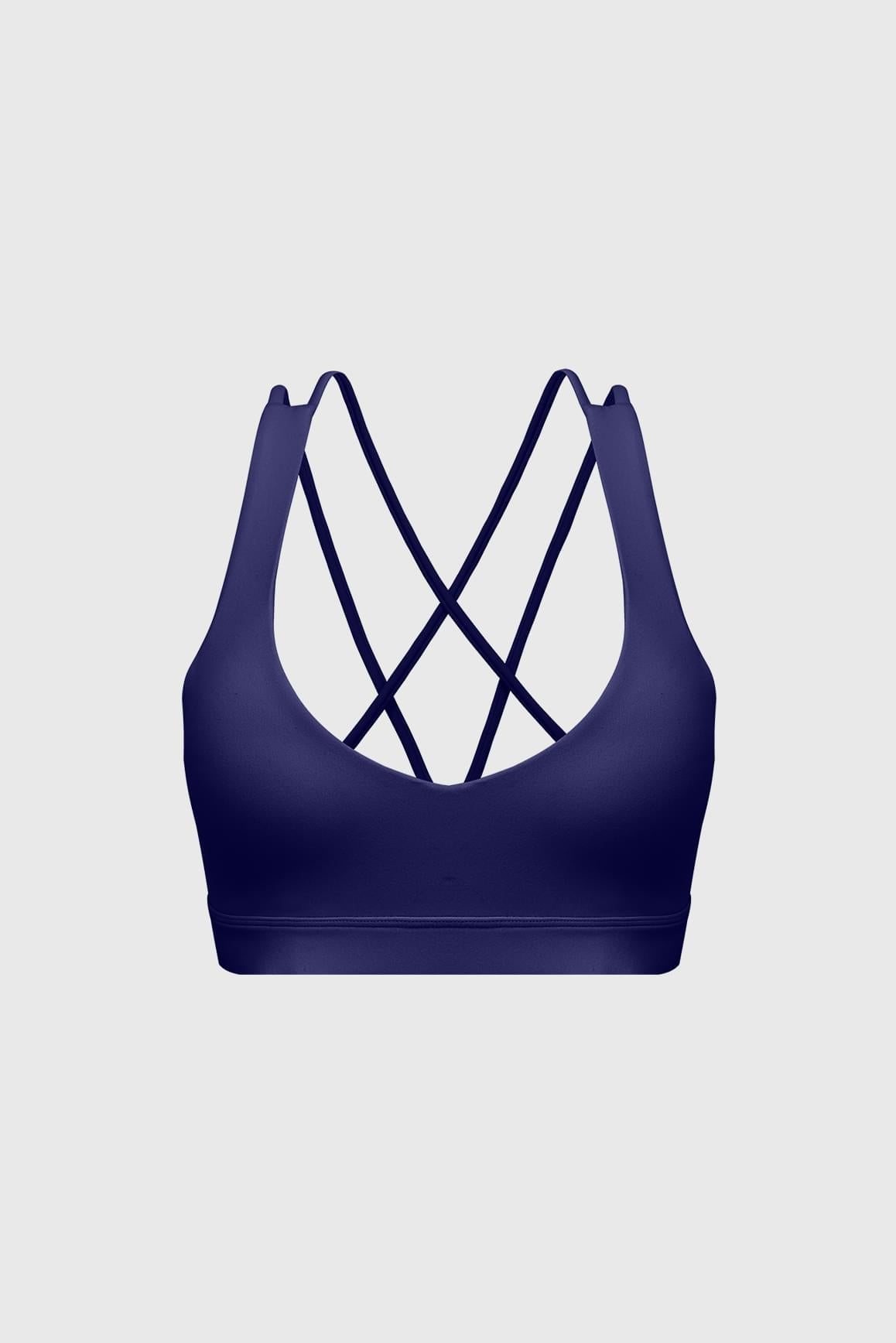 Scoop Neck Crossback Bra.
