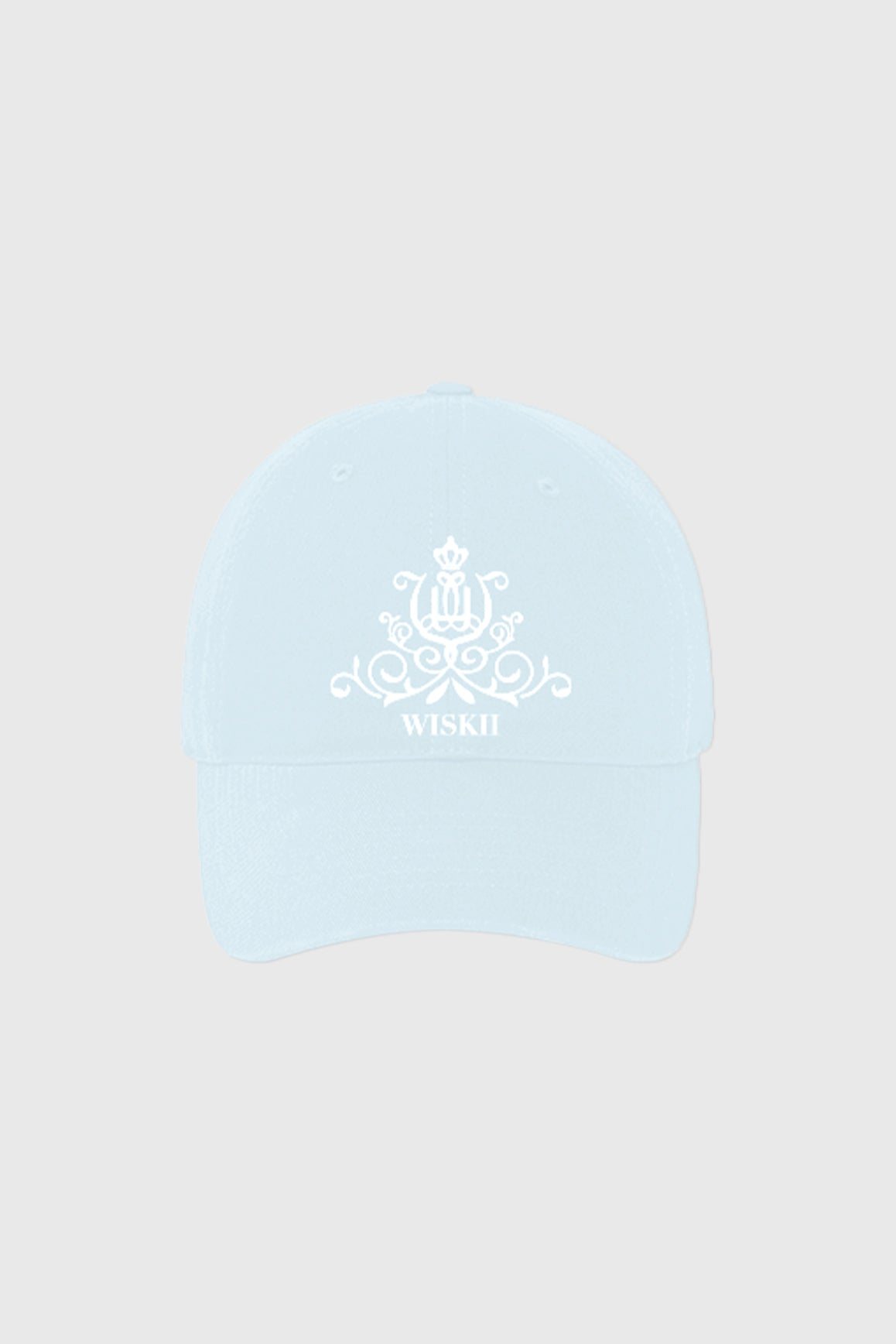 WISKII Studio Sport Cap in Frozen Salt color, a stylish athletic accessory with a curved brim and adjustable strap.