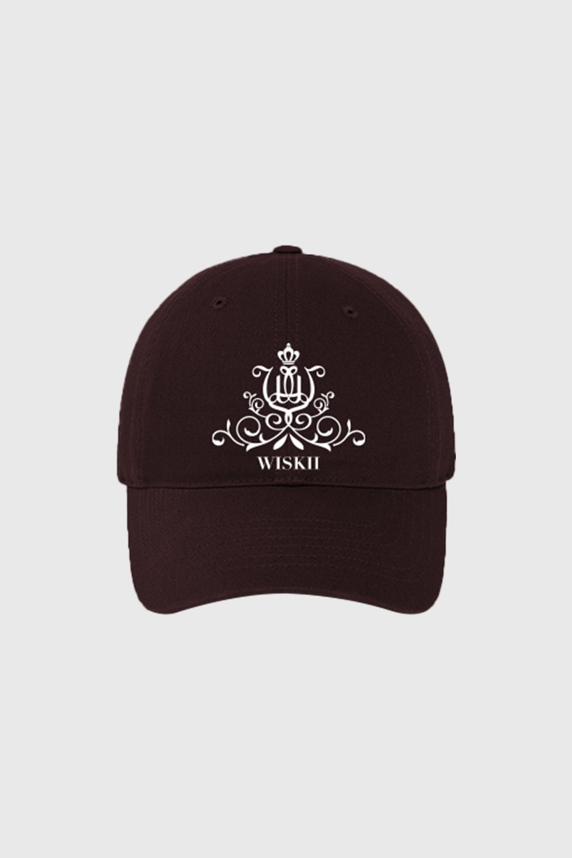 WISKII Studio Sport Cap in velvet fabric with a vibrant purple color, designed as a stylish activewear accessory.