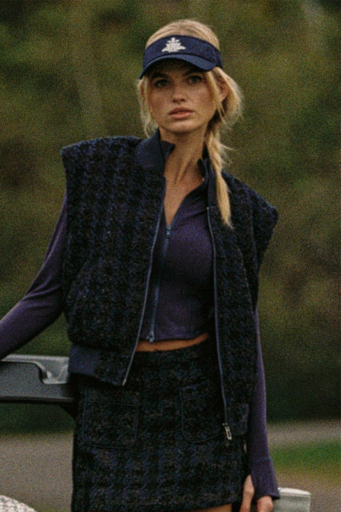 Hourglass Cropped Full Zip Jacket