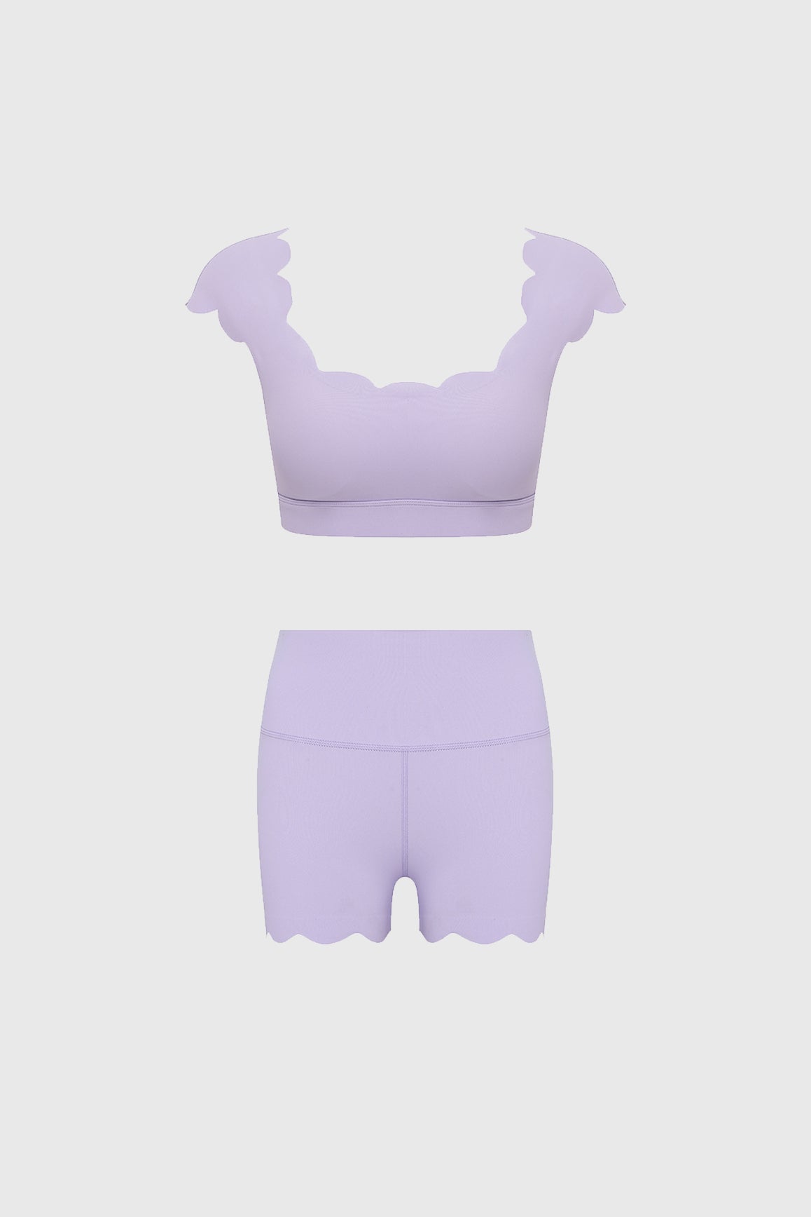 WISKII Chic Bra Top + Leisure High-Waist Mini Short | WISKII