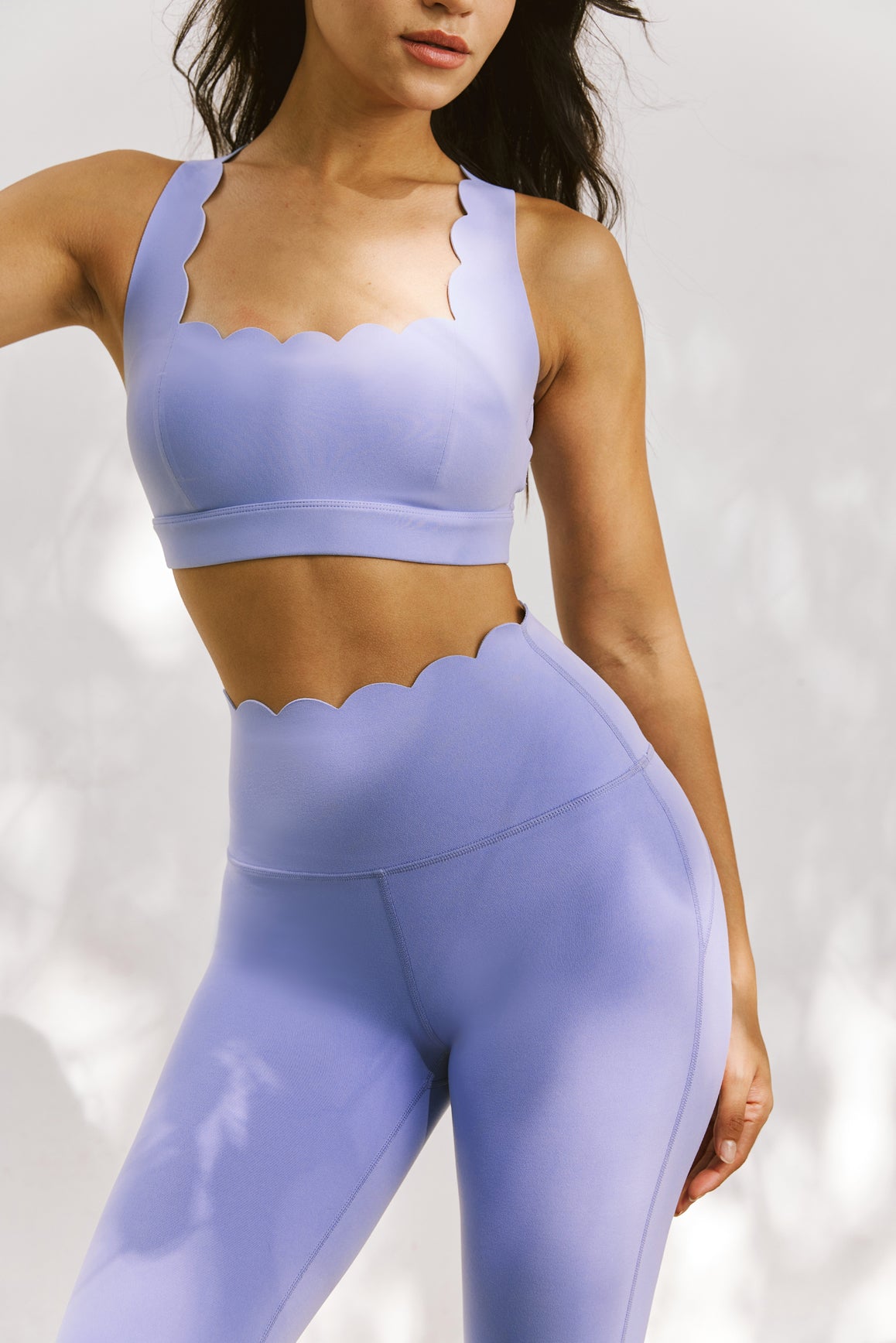 Cross Back Sports Bra | Lavender Frost | WISKII Active | WISKII Bra
