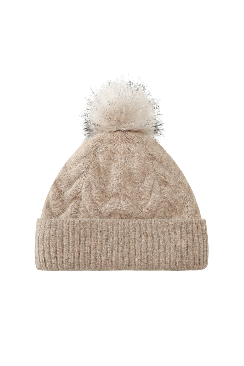 Chunky Cable Knit Beanie