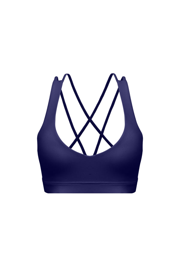 Scoop Neck Crossback Bra