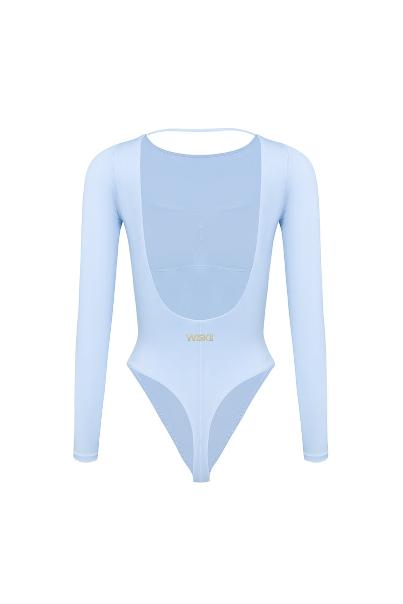 Long Sleeve Open Back Bodysuit