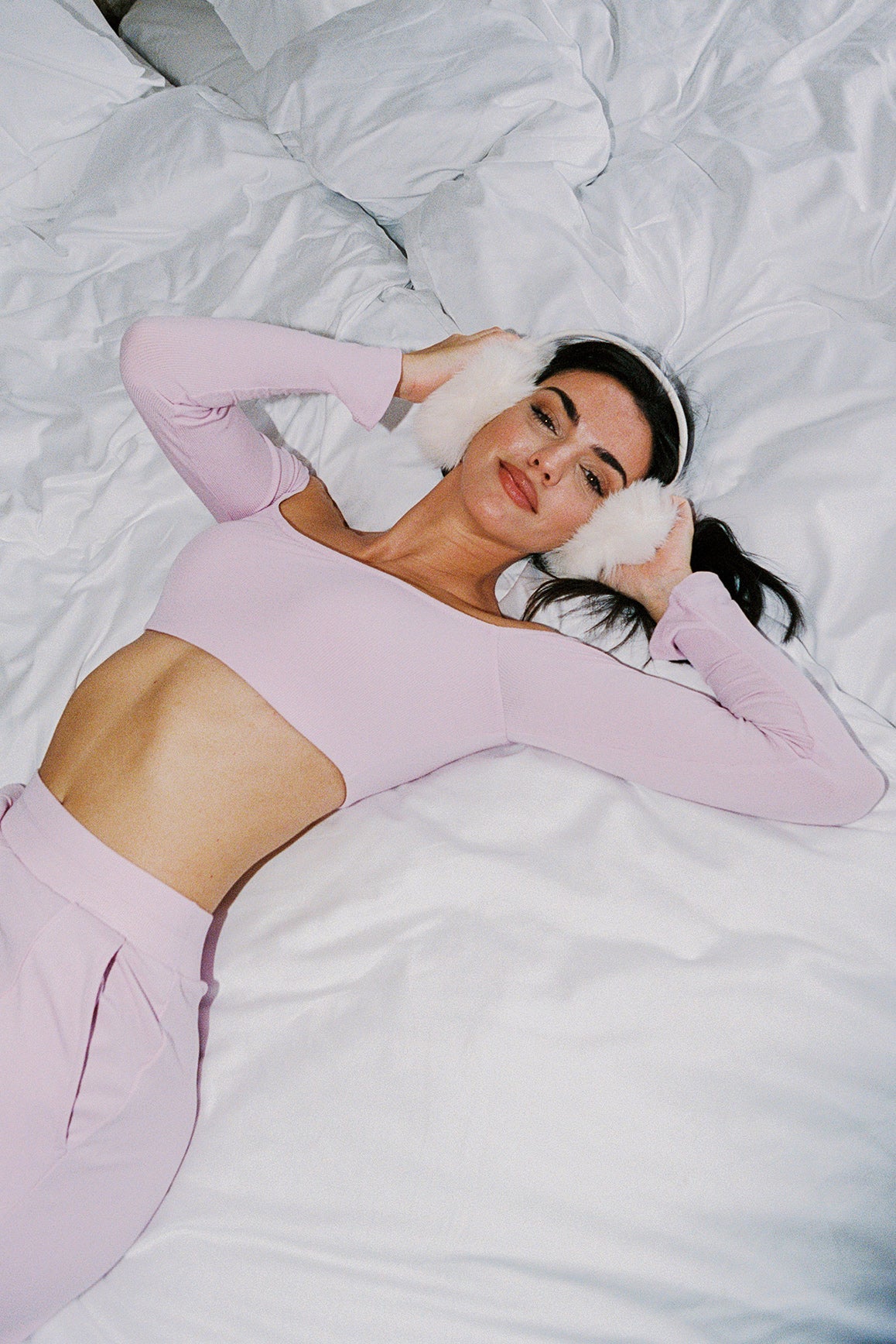 WISKII Verve off-shoulder crop top in a stylish design, showcasing fabric texture and flattering fit on a model.