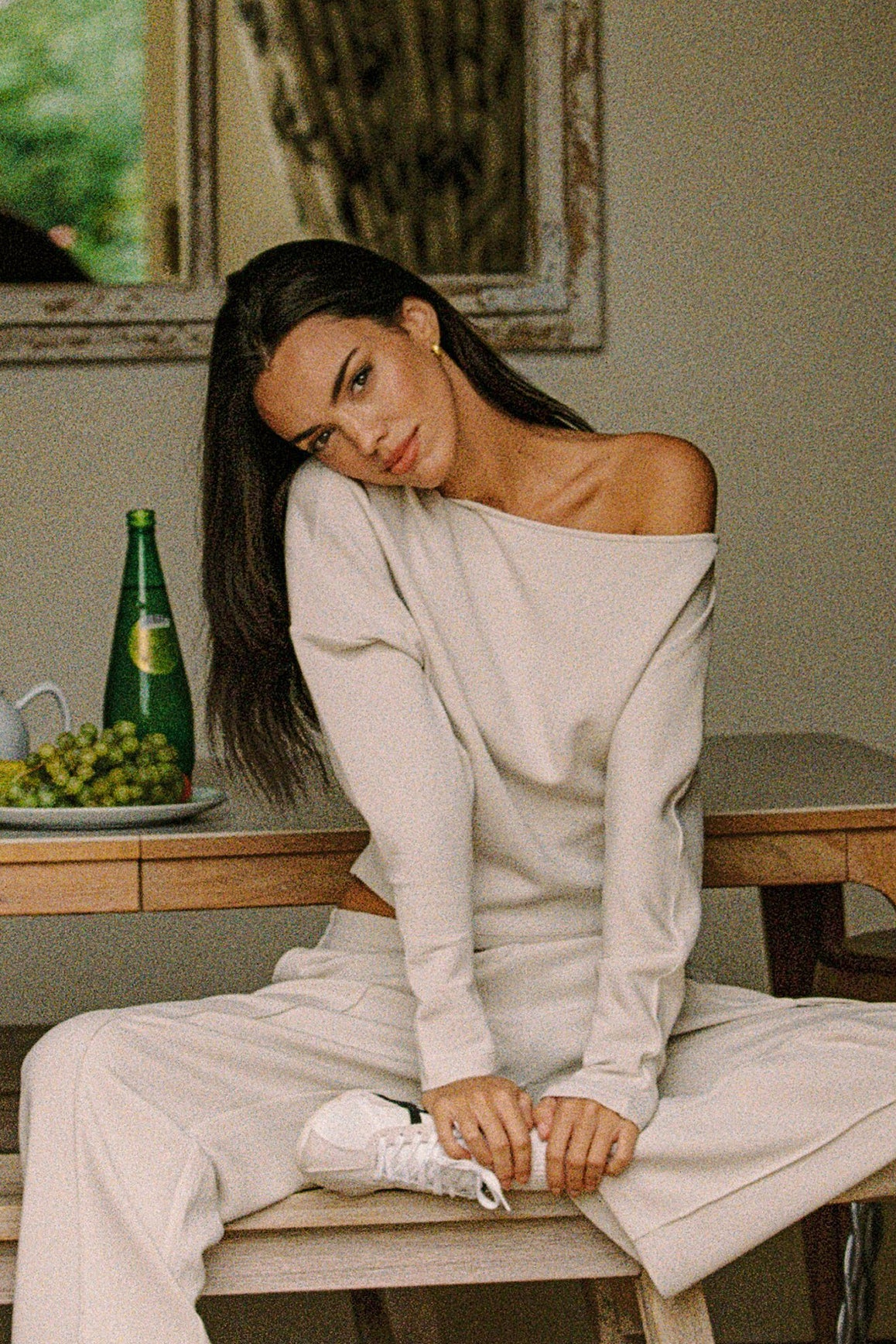 Vivid Asymmetric Long Sleeve Top