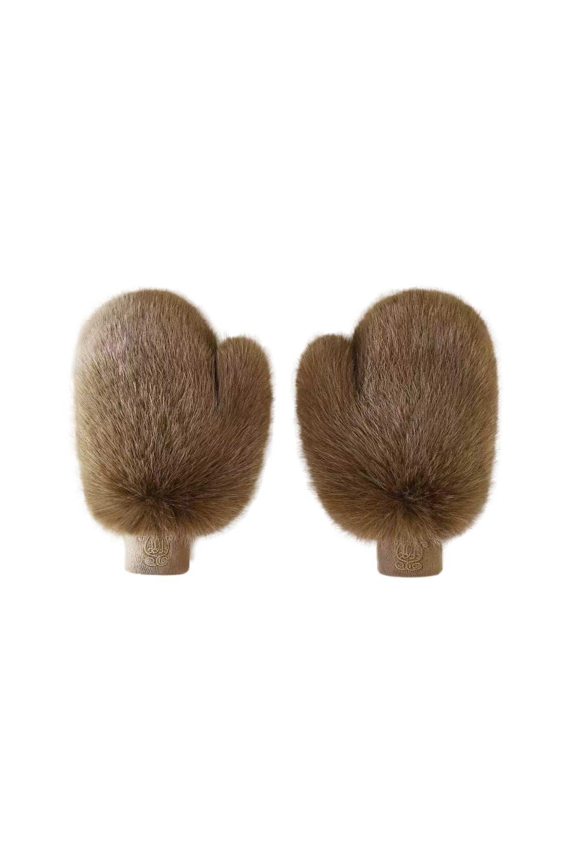 Frost Faux Fur Mittens