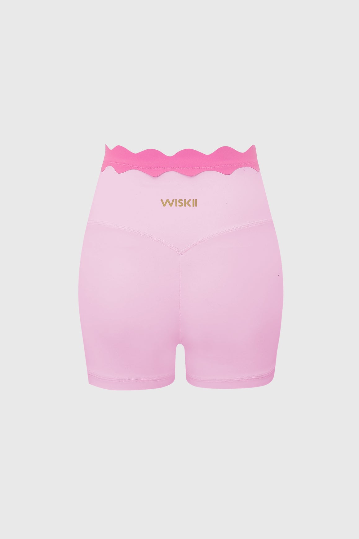 Contrast Scallop Scrunch Short