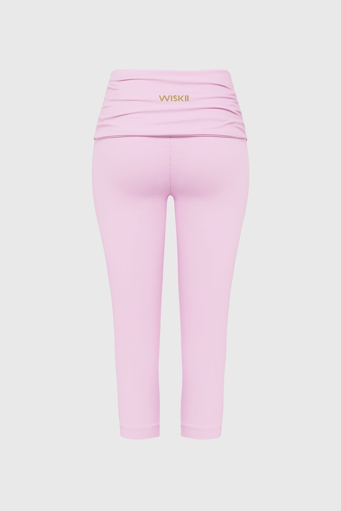 WISKII Riviera low rise capri leggings in black, fitted with waistband and ankle-length design, stretchy and comfortable for active wear.