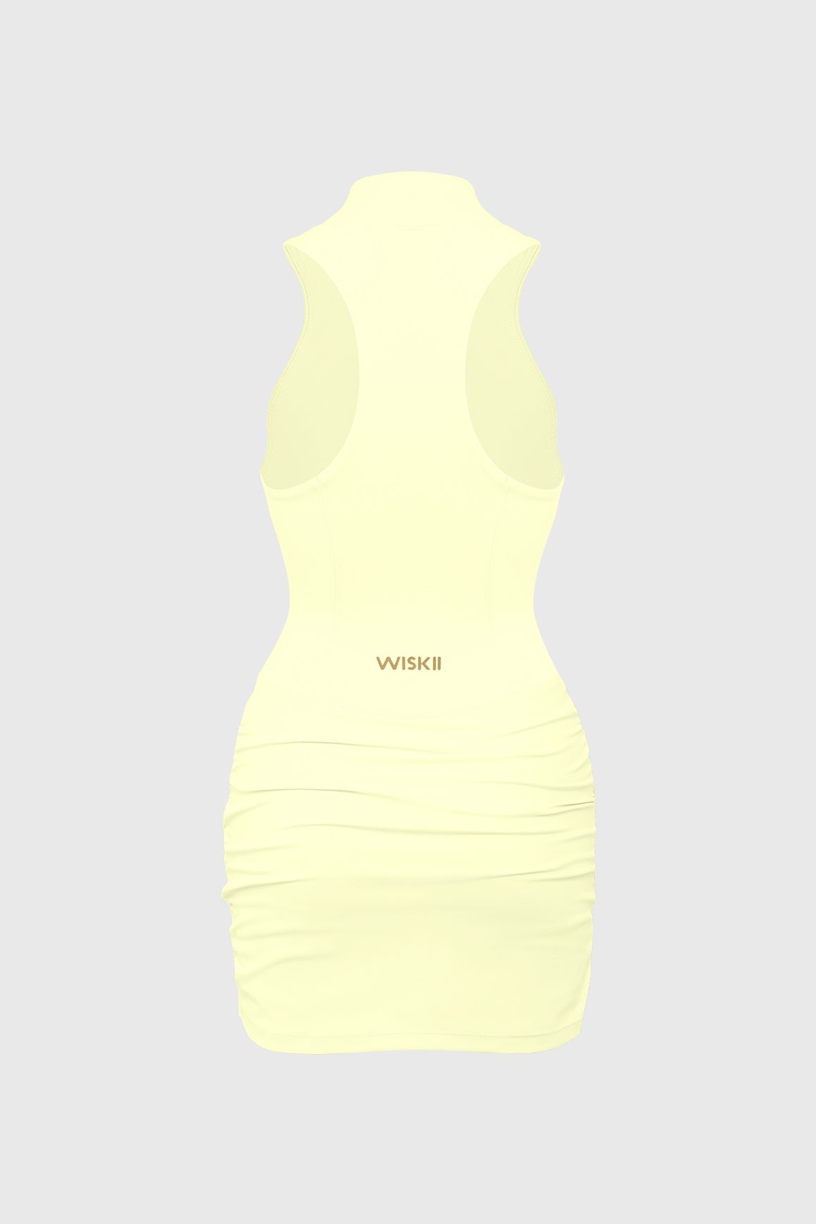 WISKII Riviera Kinetic Dress in vibrant patterned fabric, flowing design, sleeveless style, perfect for summer or casual wear.