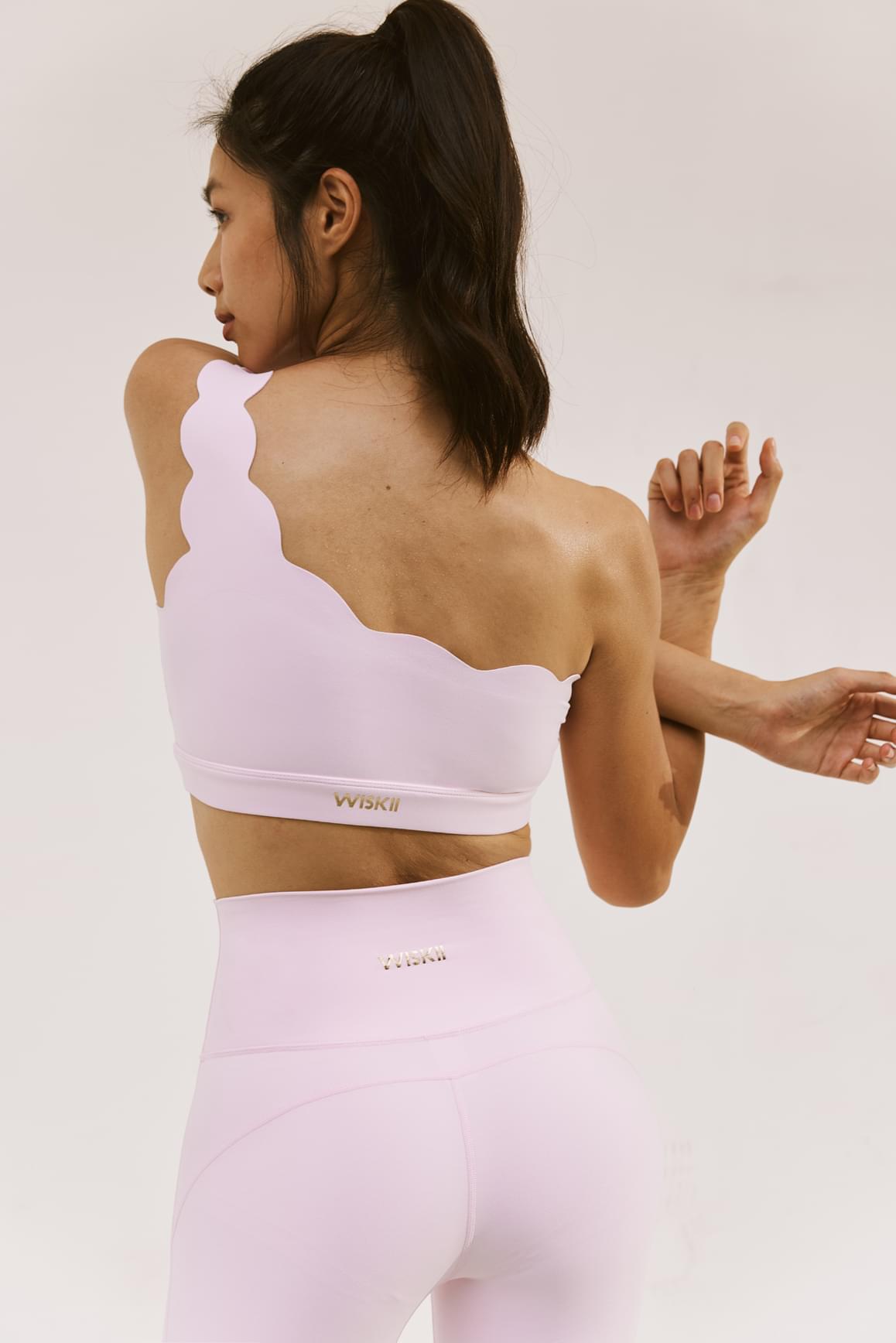 Dynamic One Shoulder Sports Bra - WISKII - Sports Bra