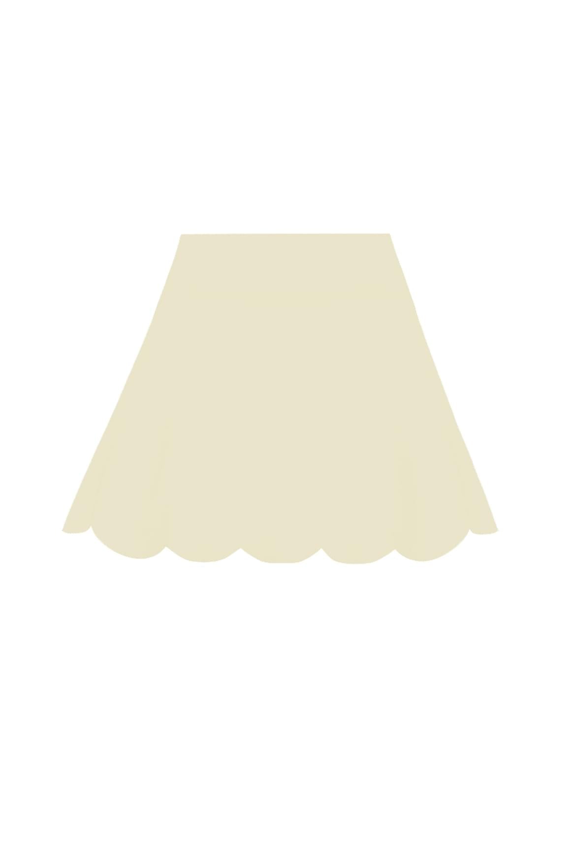 High-Waist A-line Tennis Skirt - WISKIIWS207purevanillaS