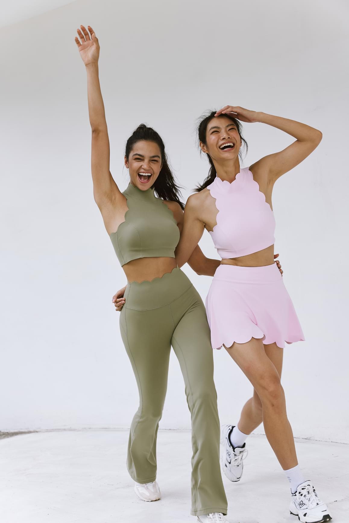 High-Waist Flare Legging - WISKIIWS223mutedkhakiS