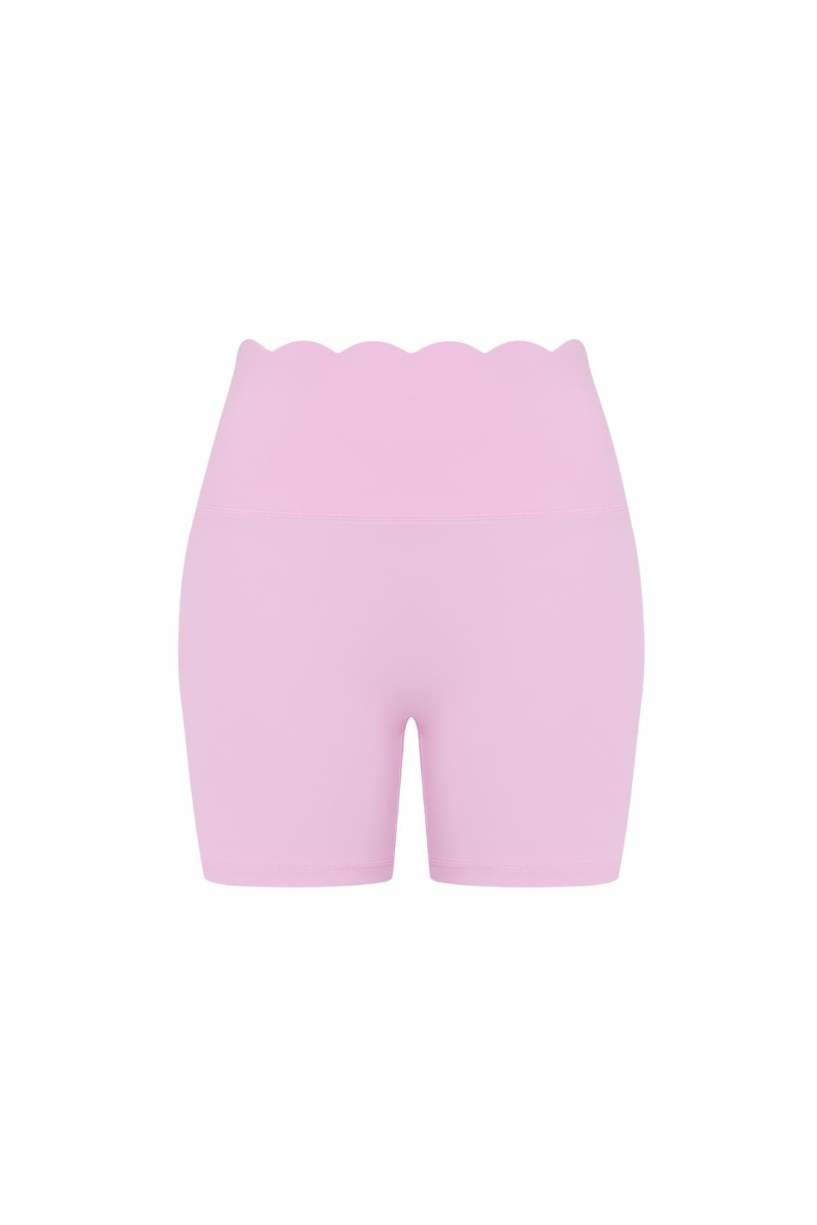 High-Waist Scallop Scrunch Short - WISKIIWS559sakurazenS