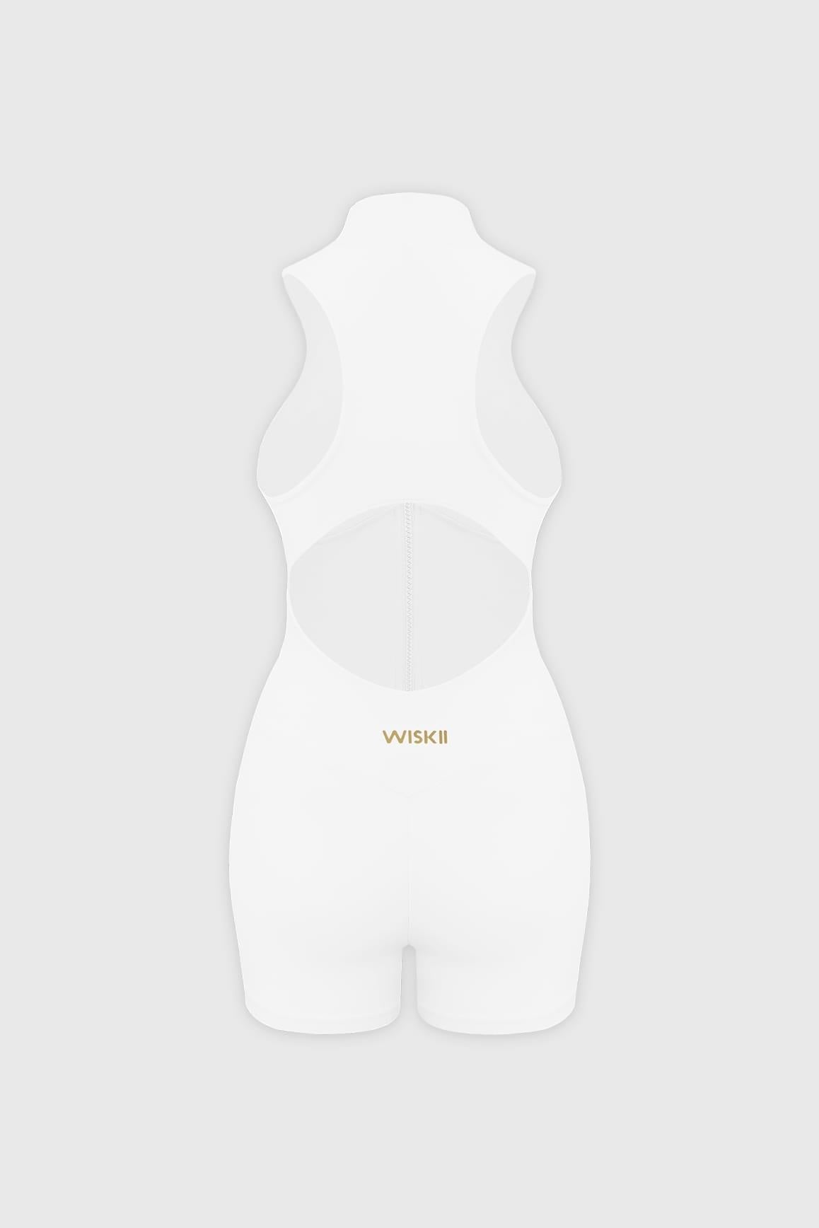 Hourglass Zip-Up Playsuit - WISKII - Jumpsuits & Rompers