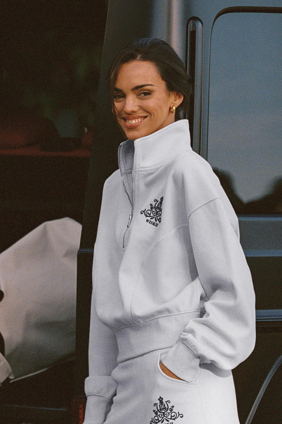 Leisure Half-zip Sweatshirt - WISKIIWS254BfrozensaltS