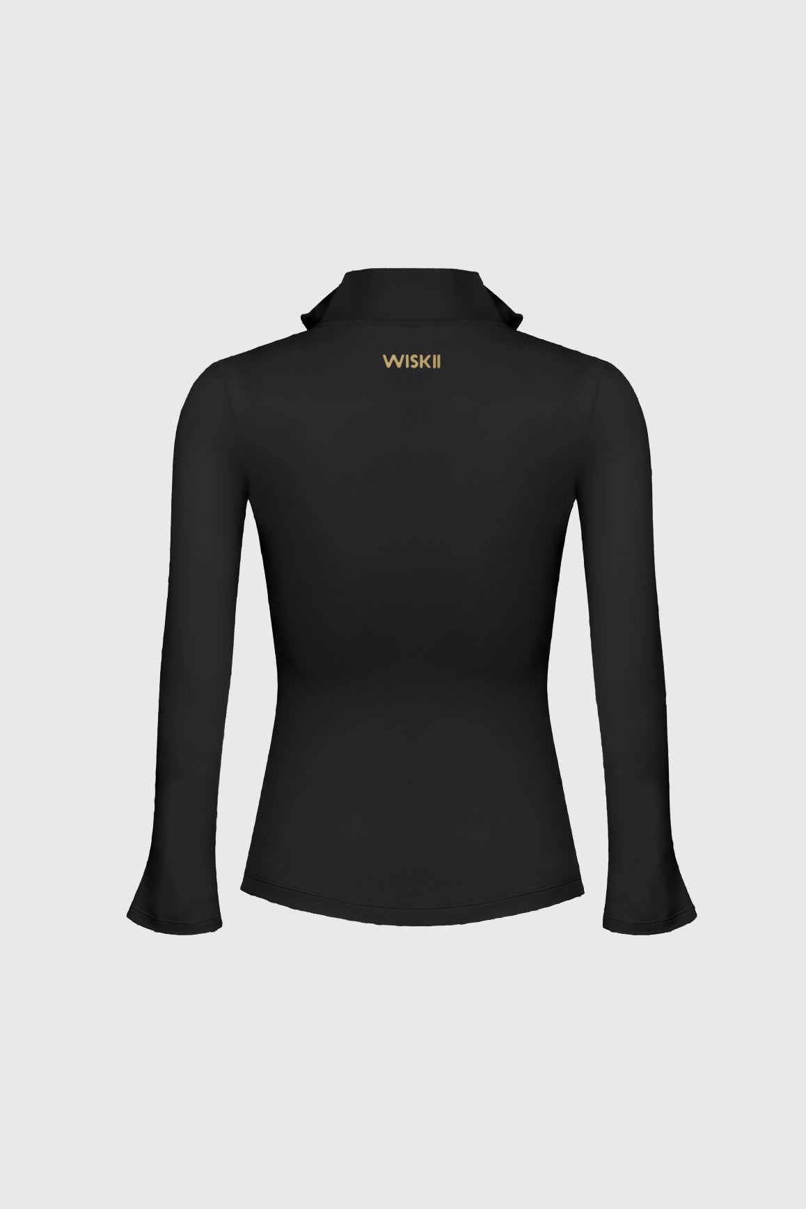 Long Sleeve Half Zip Top - WISKII - Shirts & Tops