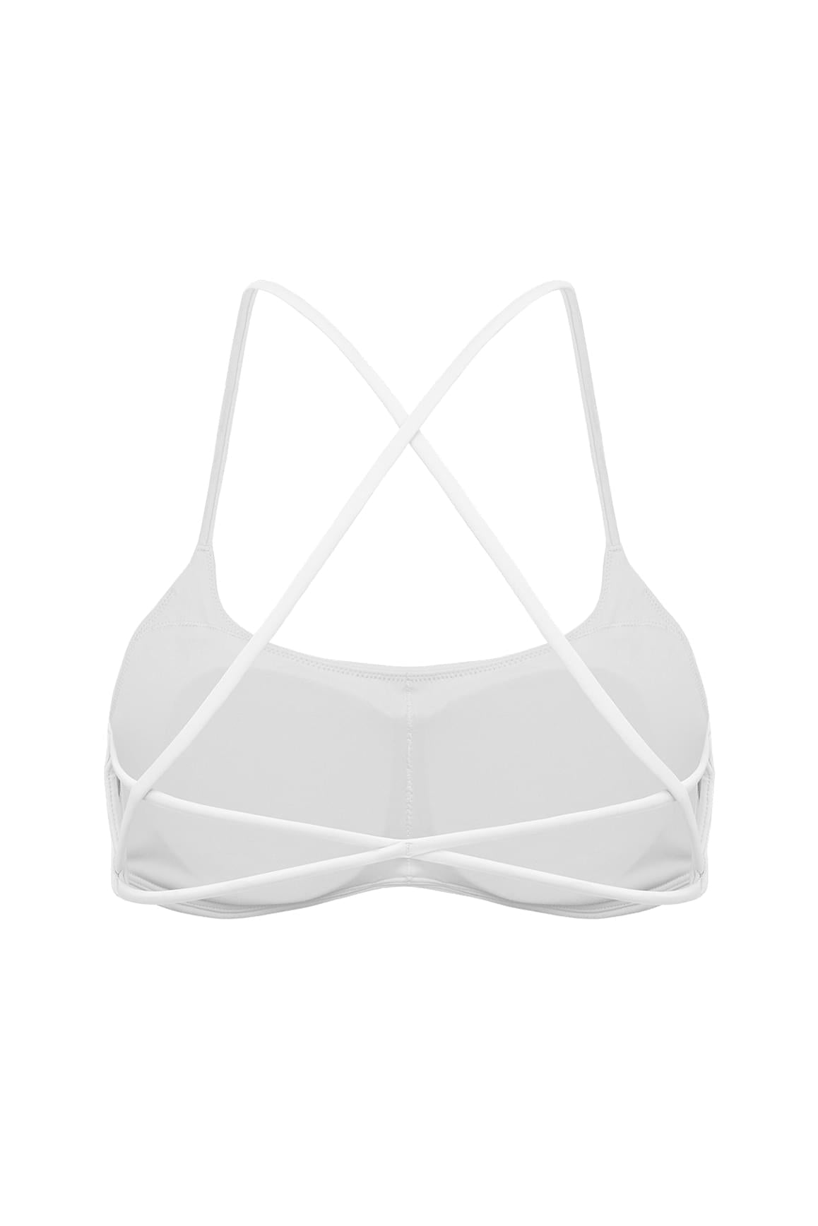 Minimal Crossback Bra - WISKIIWS513ivoryS