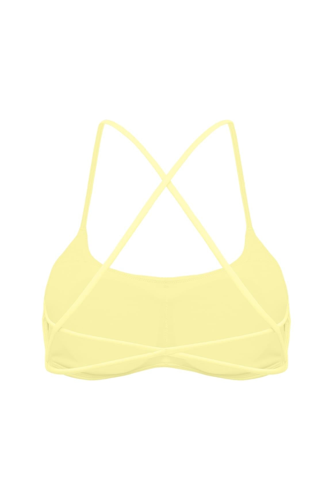 Minimal Crossback Bra - WISKIIWS513lemonS