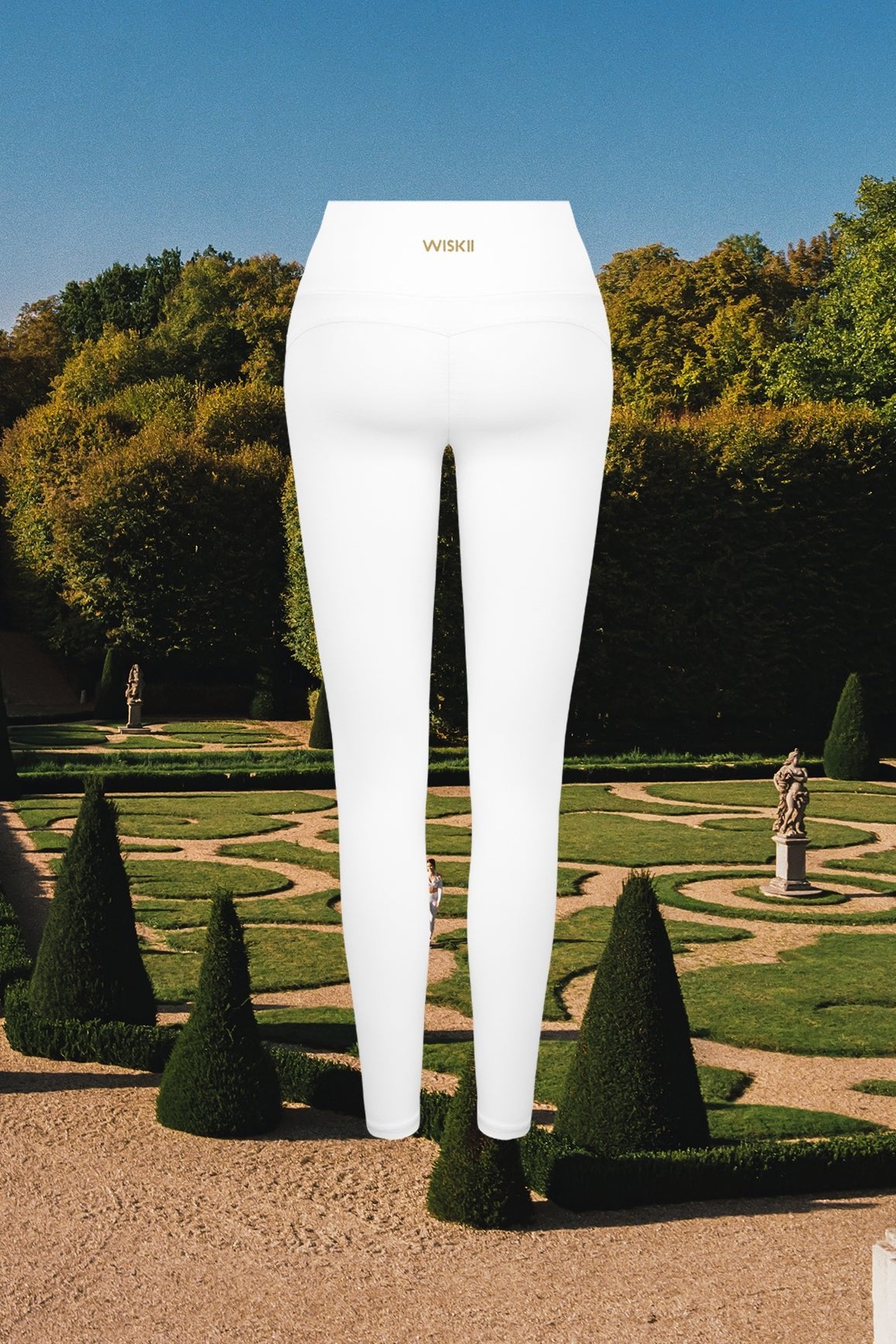 Pleated Crossover Scrunch Leggings - WISKII - Leggings