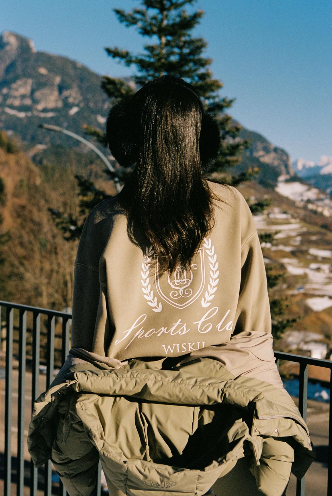 Retro Warm V-Neck Sweatshirt - WISKIIWS540mutedkhakiS/M