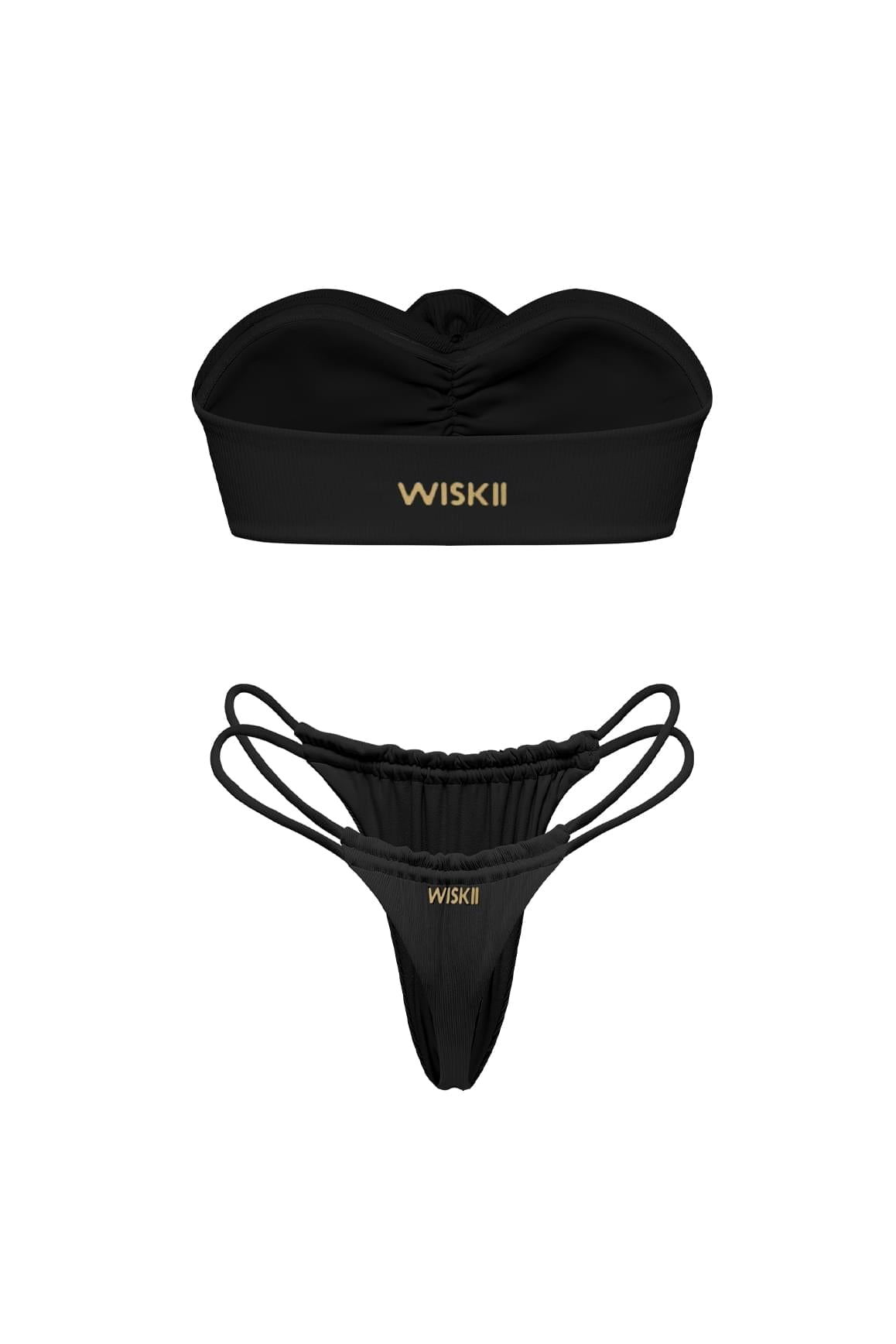 Riviera Floral Strapless Bikini Set - WISKII - Swimsuit