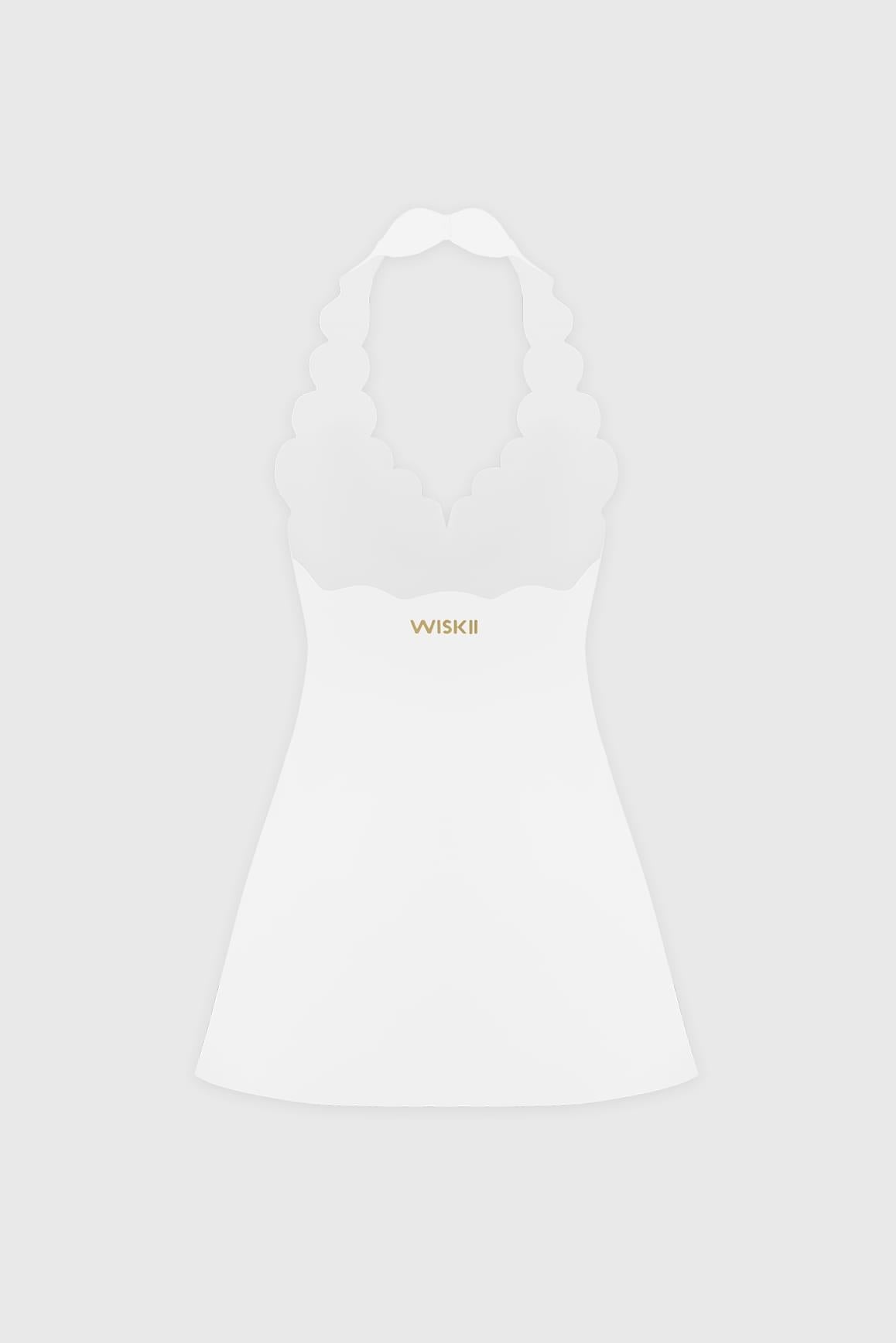 Riviera Scallop-Halter Dress - WISKIIWS692deserttruffleS