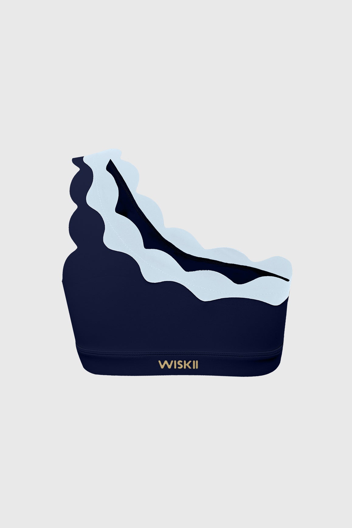 Riviera Scallop One-Shoulder Bra - WISKIIWS677limoncellocitrusS