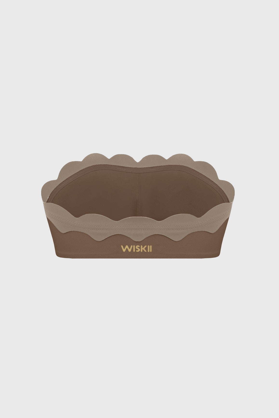 Scallop Contrast Bandeau - WISKIIWS675trufflealmondS