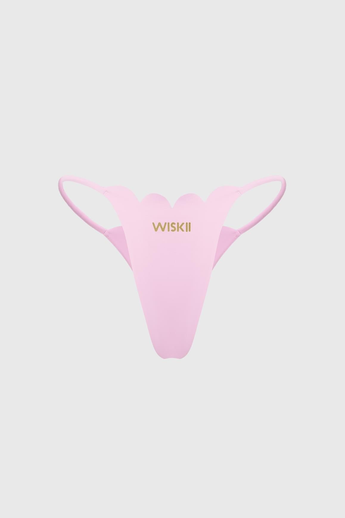 Scallop High-Leg Bikini Bottom - WISKIIWS693sakurazenS