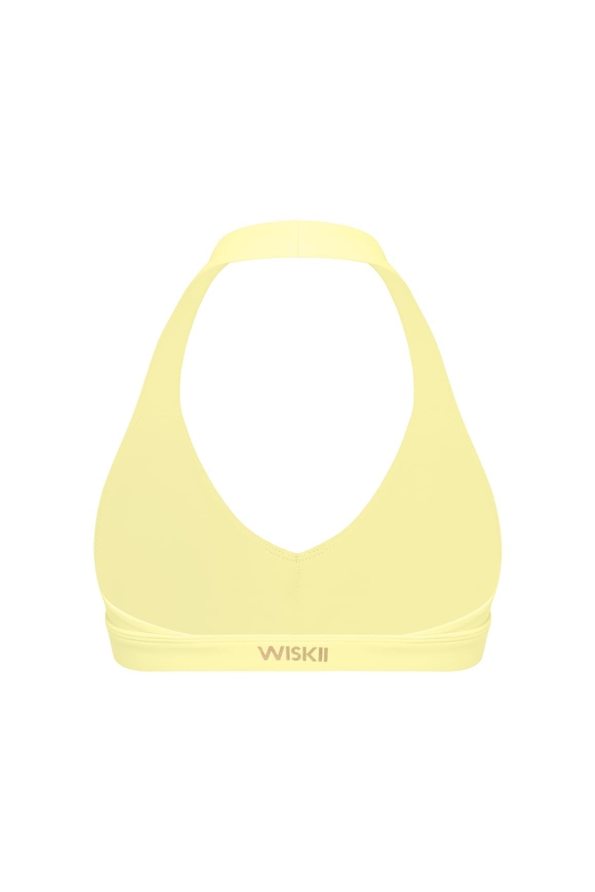 V-Cut Halter Bra - WISKII - Sports Bra