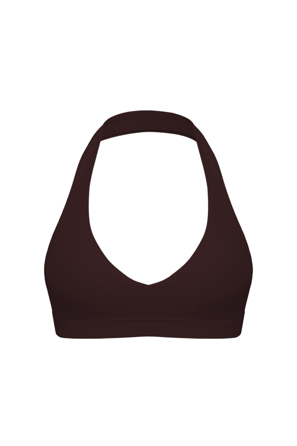 V-Cut Halter Bra - WISKII - Sports Bra