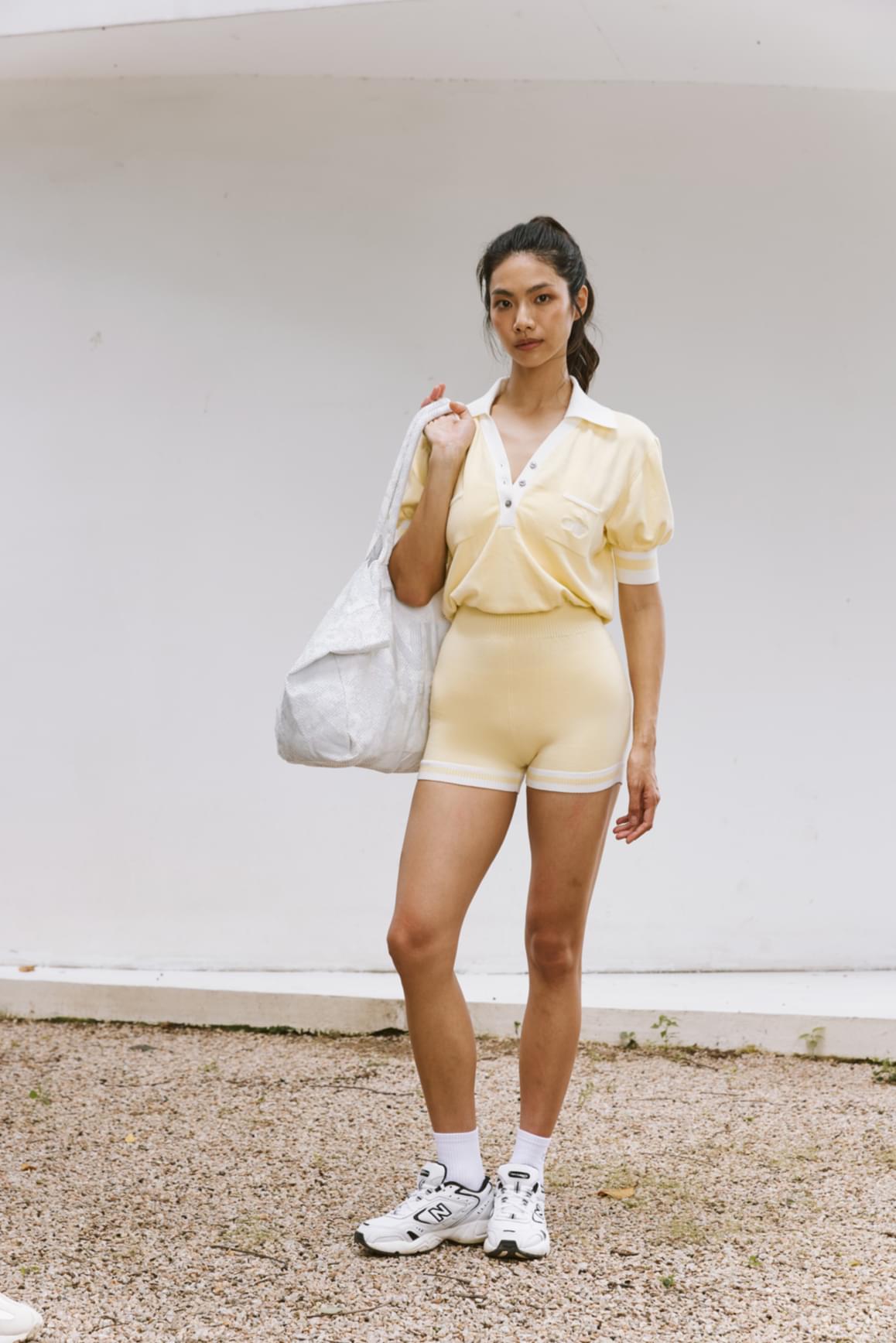 V-Neck Polo Short Sleeve Playsuit - WISKII - Jumpsuits & Rompers