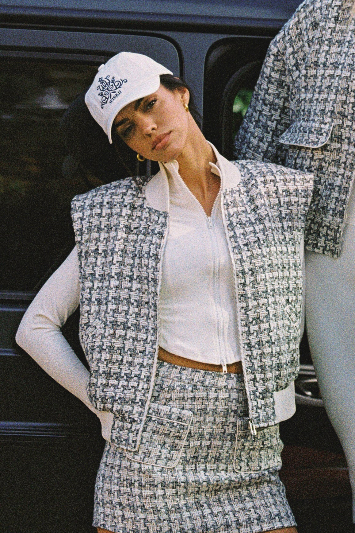 Hourglass Cropped Full Zip Jacket