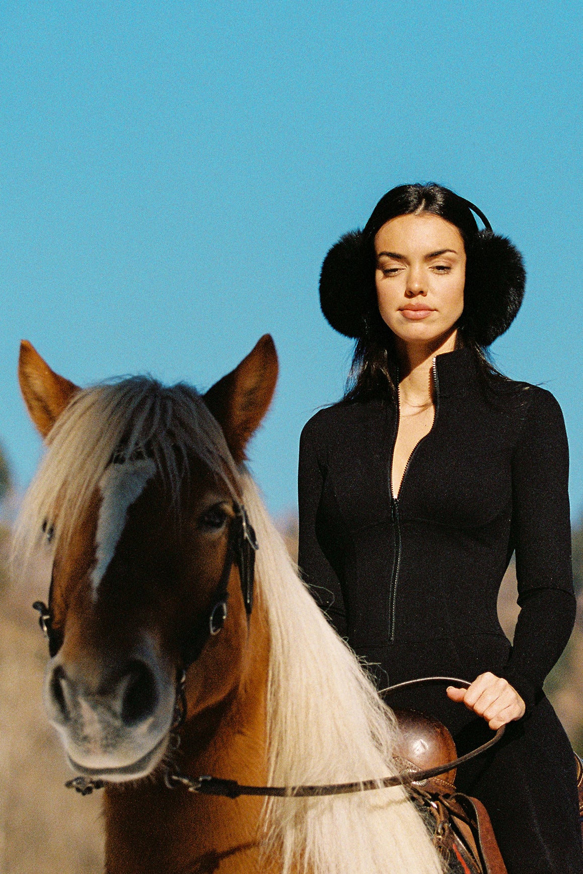 WISKII long sleeve half-zip full length unitard in a fitted design, showcasing soft fabric and stylish silhouette.