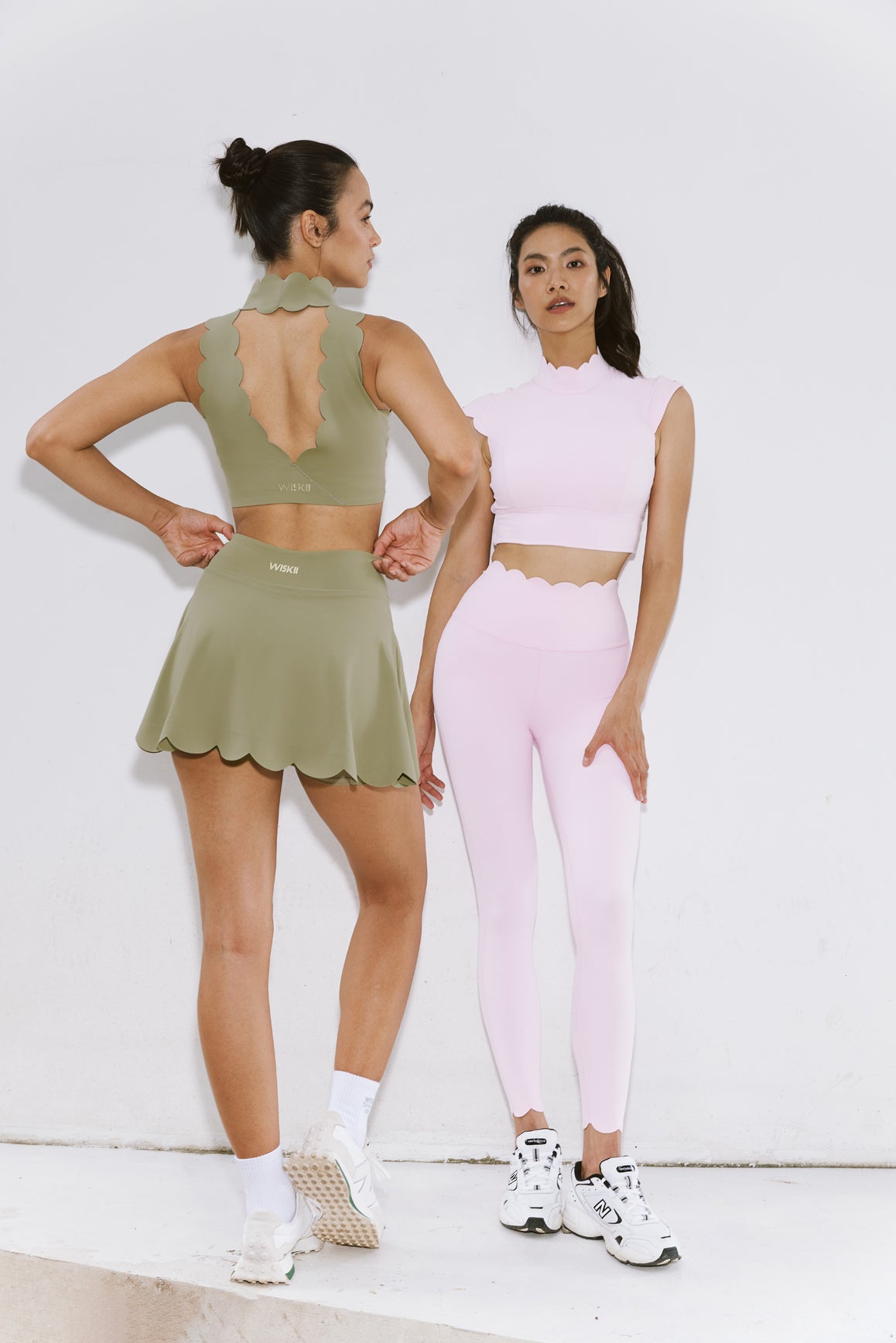 Models wear 7/8 High-Waist Energy Legging | WISKII ACTIVE