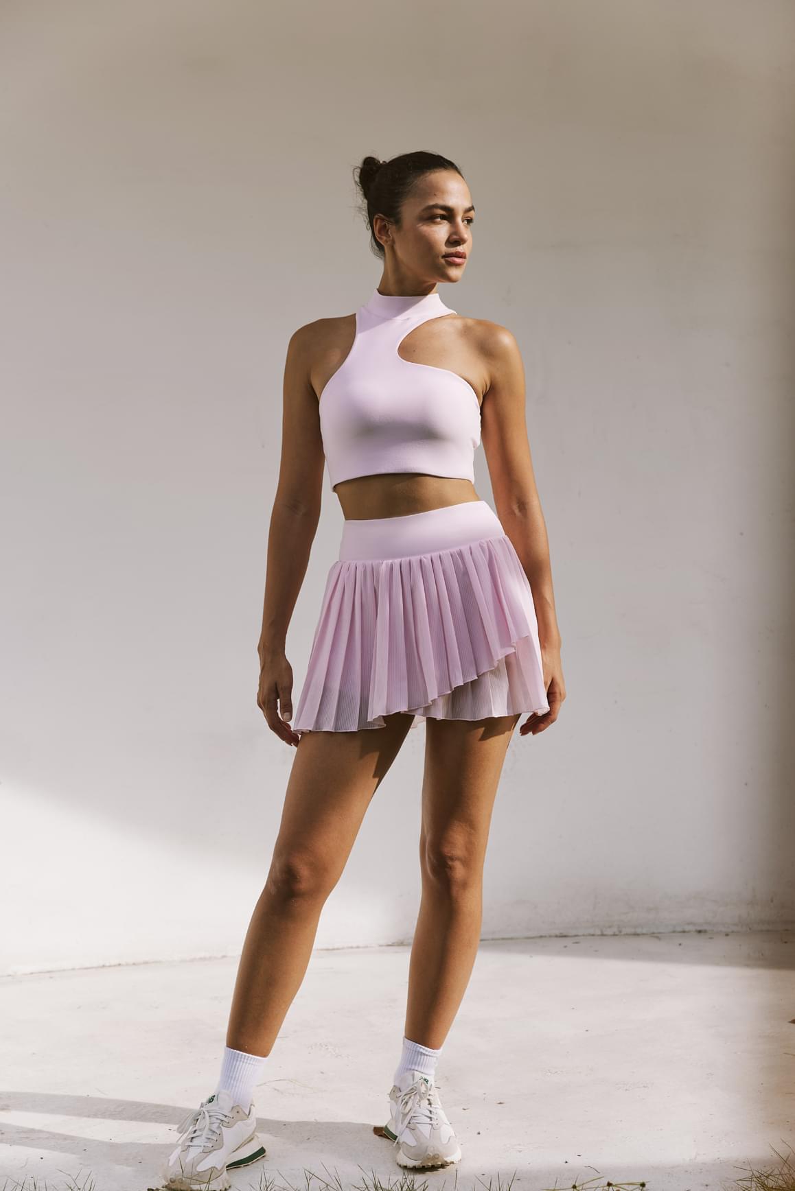 WISKII Pleated Skirt - WISKIIWS109balletblushS