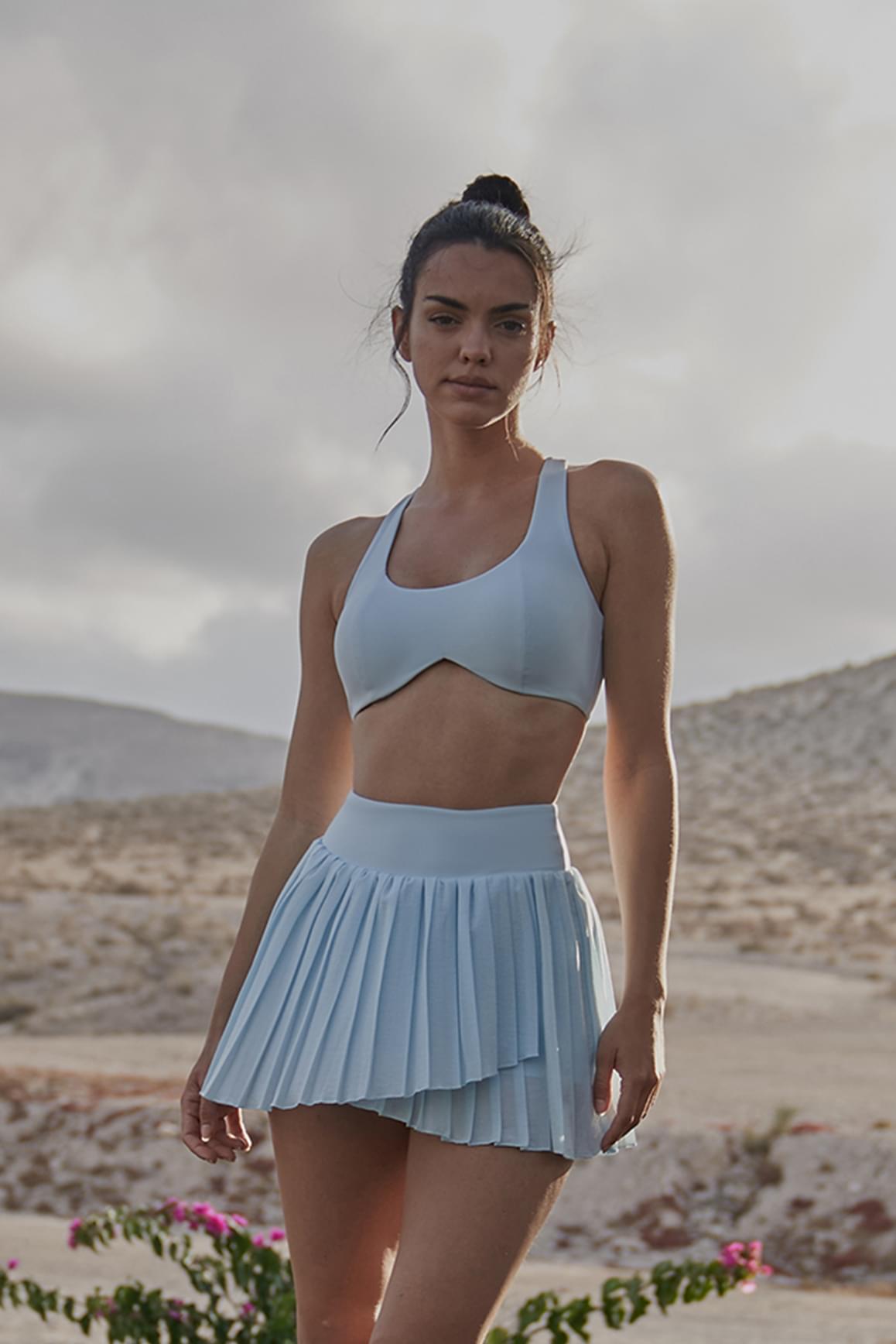 WISKII Pleated Skirt - WISKIIWS109belairblueS