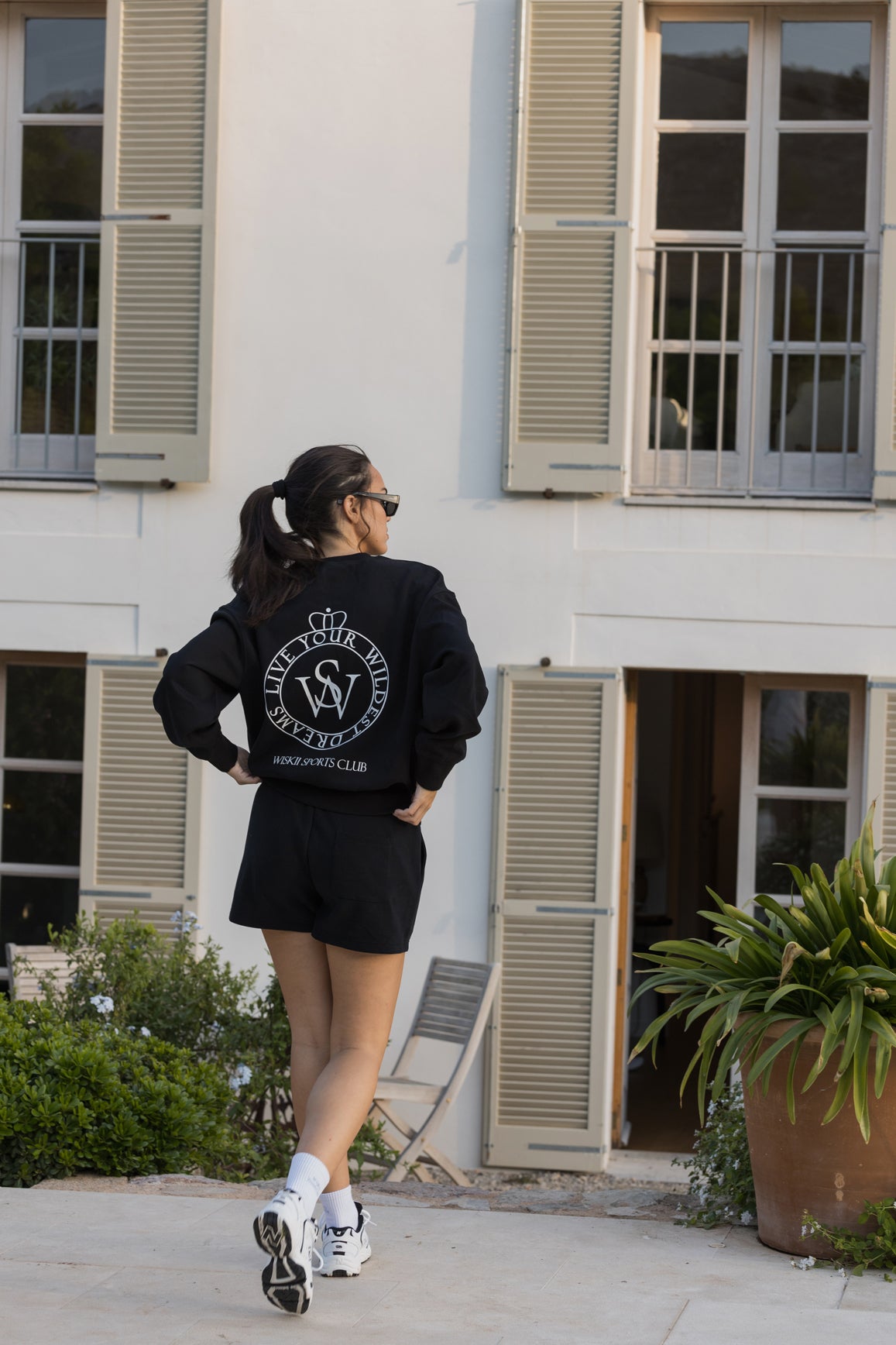 Model wears WISKII Chill Sweat Short | WISKII ACTIVE