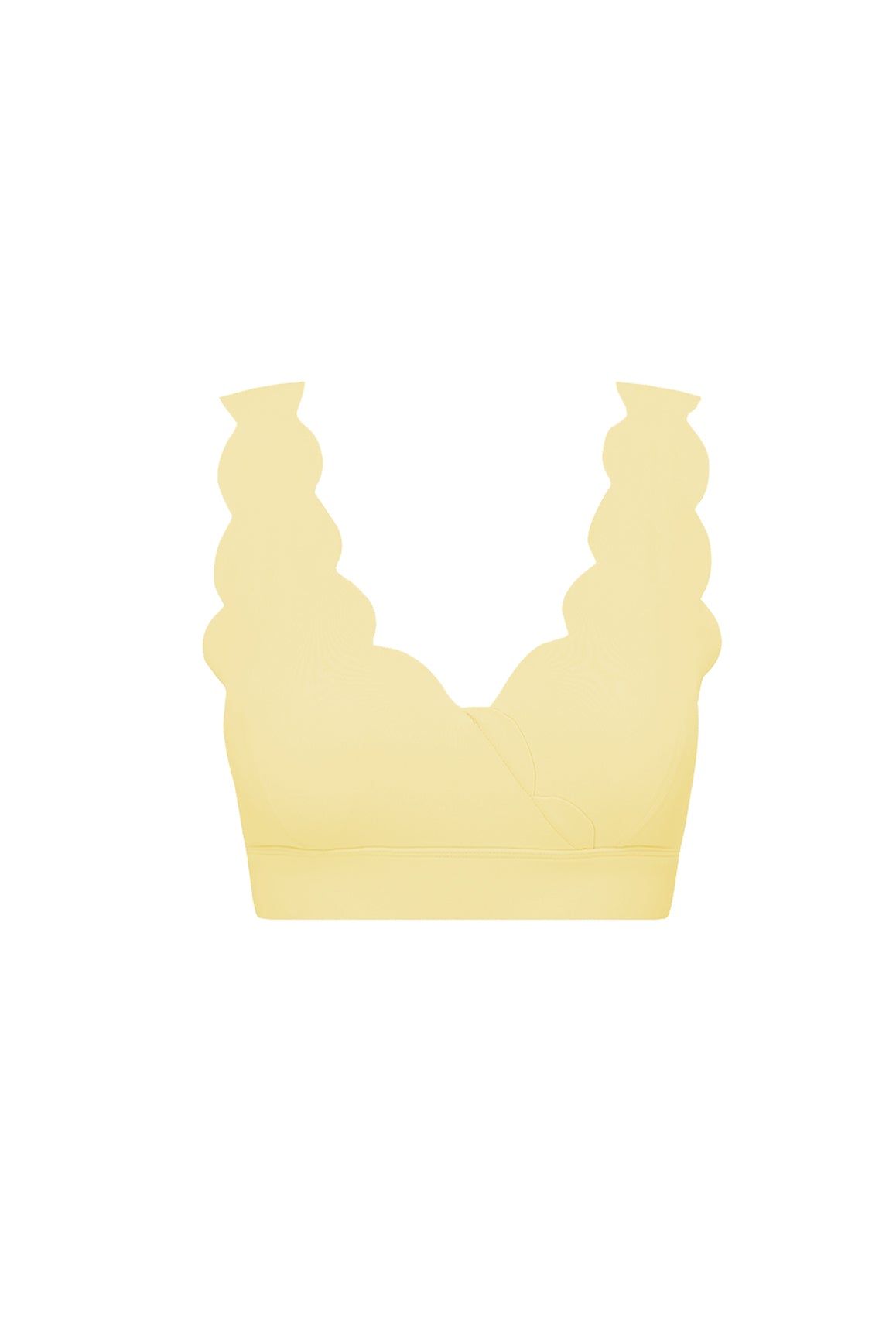 WISKII Soufflé Sports Bra | LEMON_DROP