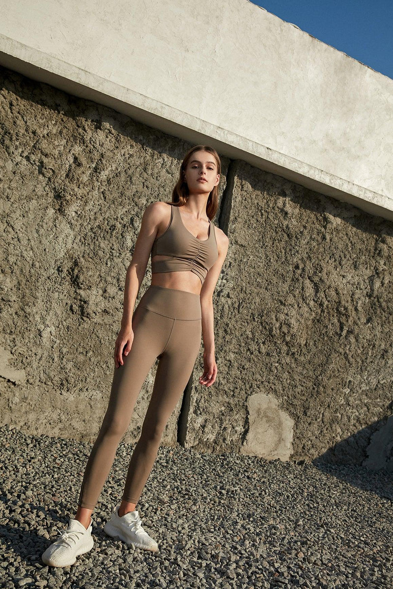 model wears a WISKII high-waist harvey leggings
